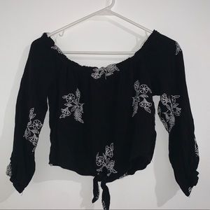 Off the shoulder blouse